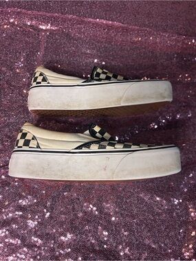 PLATFORM Checkerboard Platform Sneakers - Womens 10